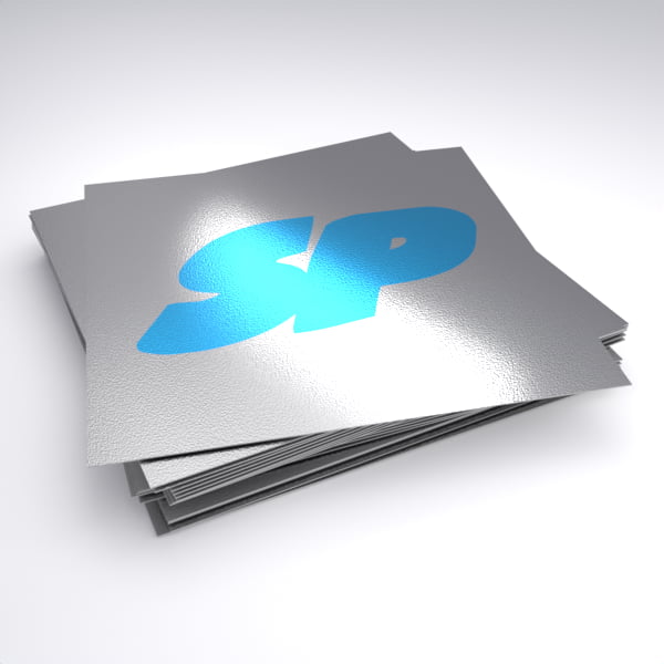 Metall-Effekt-Aufkleber